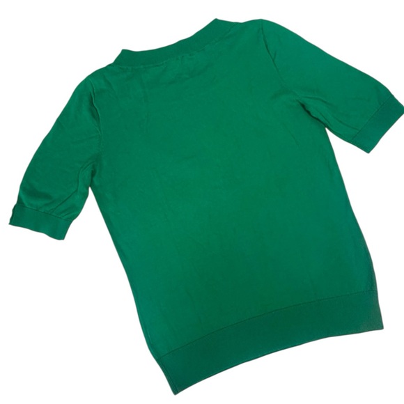 Talbots Green Short Sleeve Sweater - Picture 4 of 6
